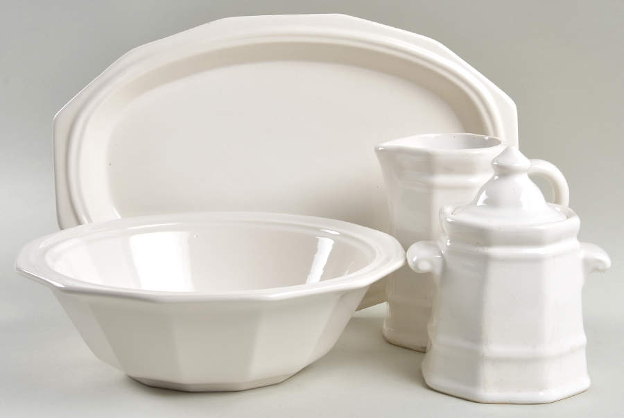 Heritage White 5 Piece Hostess Set by Pfaltzgraff-1