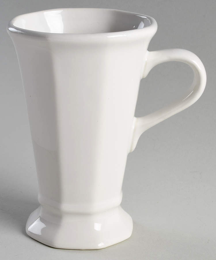 Heritage White Latte Mug by Pfaltzgraff-1