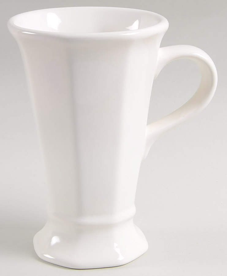 Heritage White Latte Mug by Pfaltzgraff-1