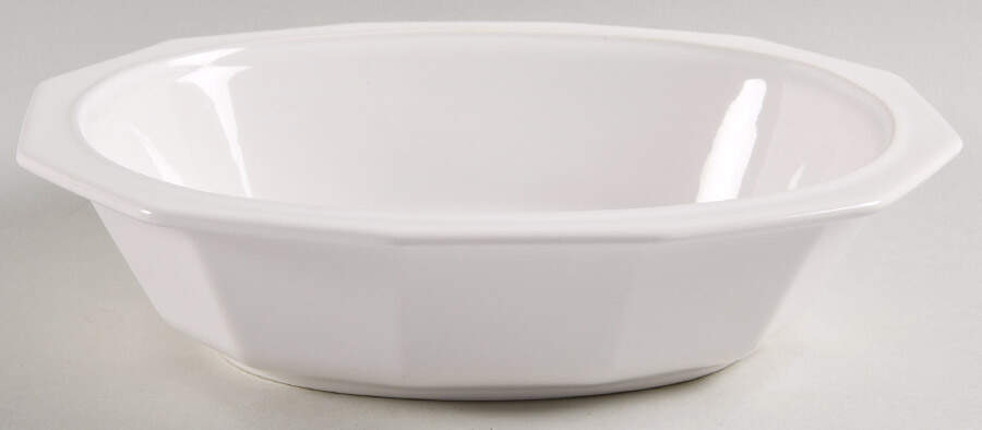 Heritage White 10" Oval Vegetable Bowl by Pfaltzgraff-1