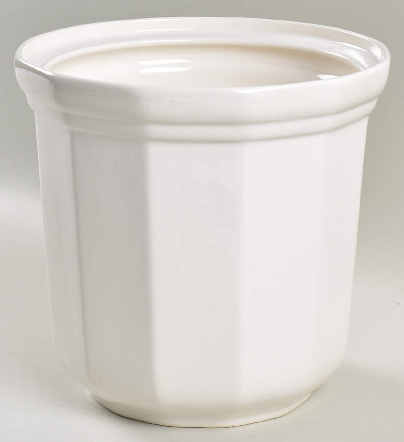Heritage White Extra Large Canister No Lid by Pfaltzgraff-1