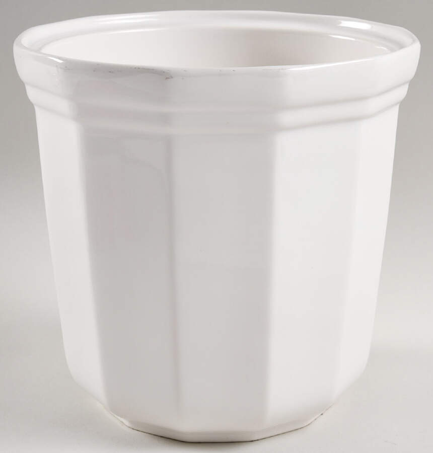 Heritage White Extra Large Canister No Lid by Pfaltzgraff-1