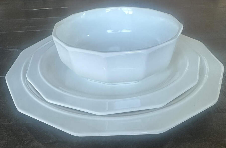 Heritage White Melamine Soup/Cereal Bowl by Pfaltzgraff-1