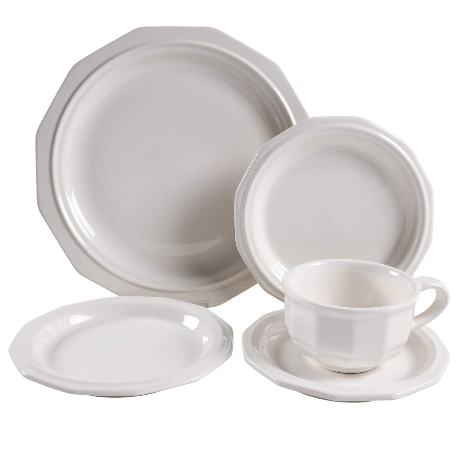 Heritage White 40  Piece Estate Set by Pfaltzgraff-1