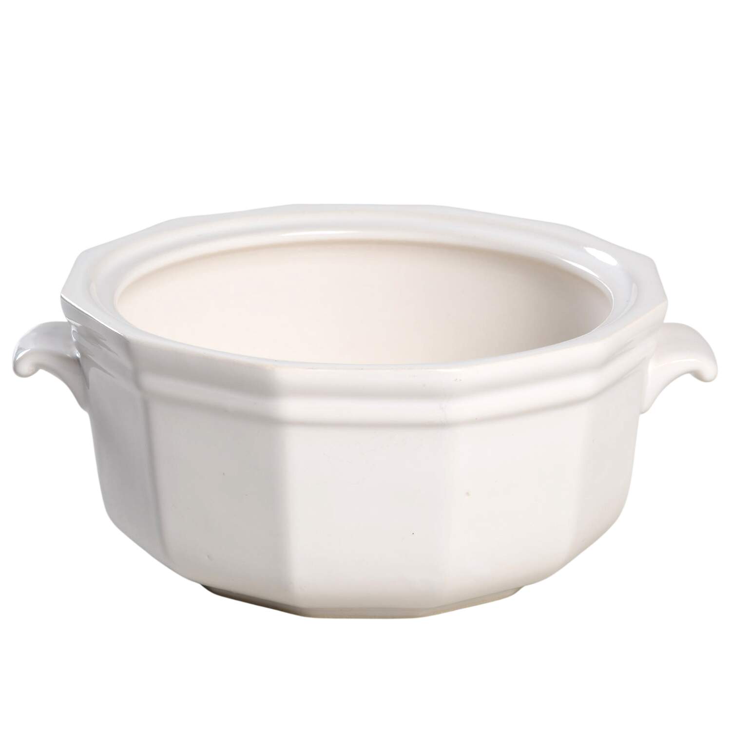 Heritage White 2 Qt Round Covered Casserole No Lid by Pfaltzgraff-1