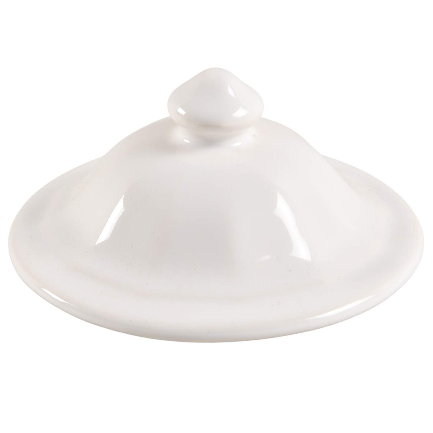 Heritage White Lid for Individual Casserole by Pfaltzgraff-1