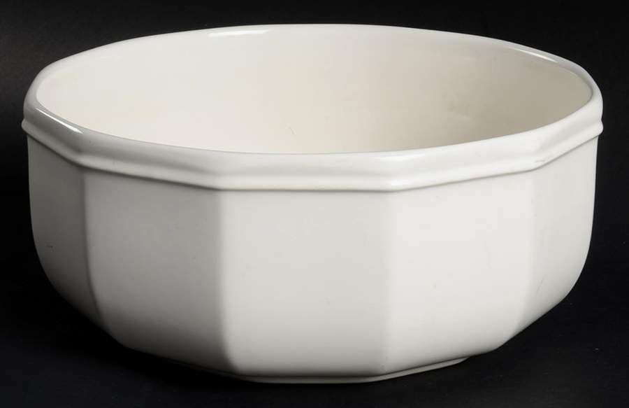 Heritage White 10" Large Salad Serving Bowl by Pfaltzgraff-1