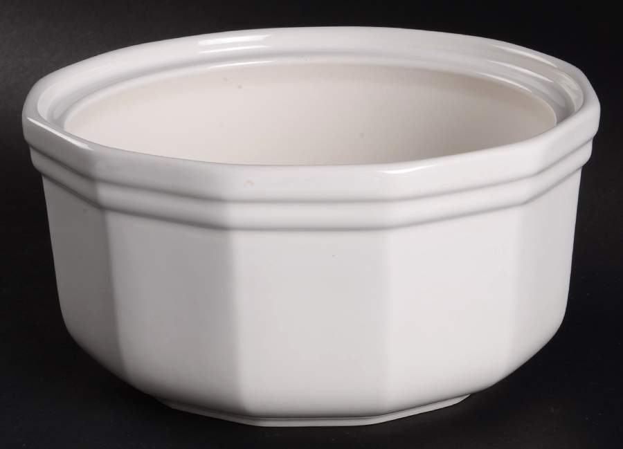 Heritage White 2 Qt Round Covered Casserole No Lid by Pfaltzgraff-1