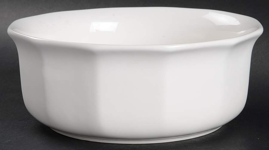 Heritage White 8" Round Vegetable Bowl by Pfaltzgraff-1