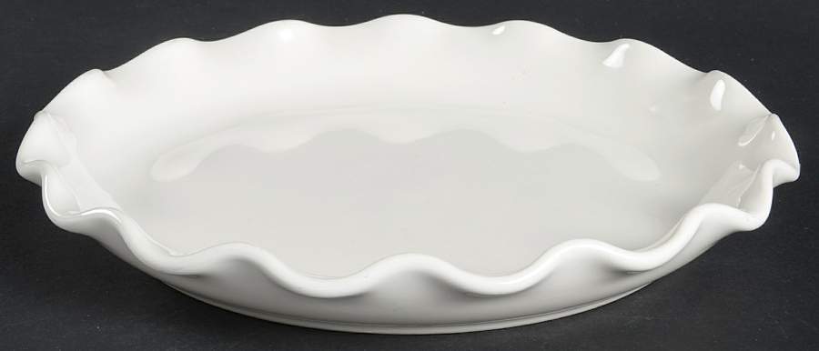 Heritage White Fluted Luncheon Plate by Pfaltzgraff-1