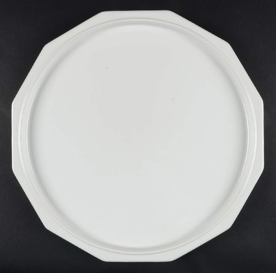Heritage White 12" Chop Plate (Round Platter) by Pfaltzgraff-1