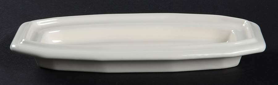 Heritage White 1/4 Lb Butter No Lid by Pfaltzgraff-1