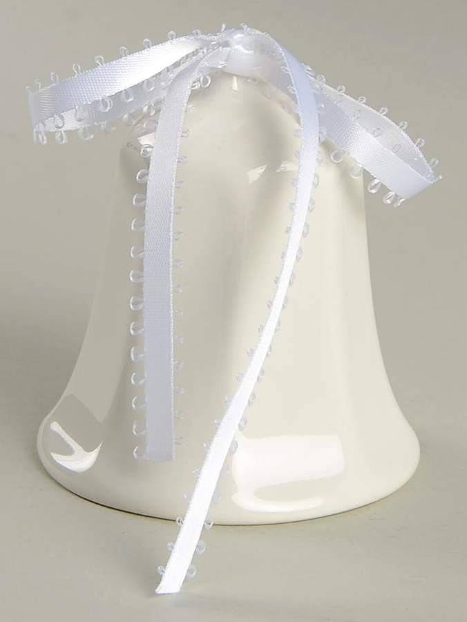 Heritage White Bell Ornament by Pfaltzgraff-1