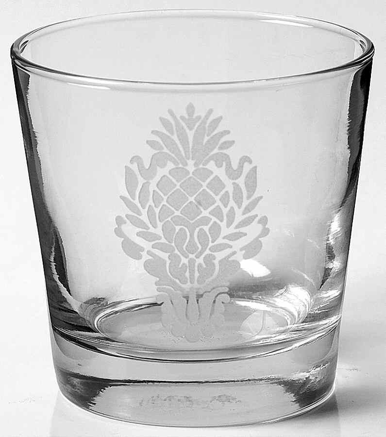 Heritage White 8 Oz Glassware Old Fashioned by Pfaltzgraff-1