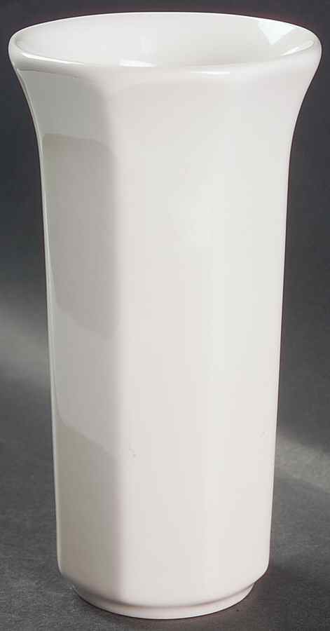 Heritage White 7" Vase by Pfaltzgraff-1