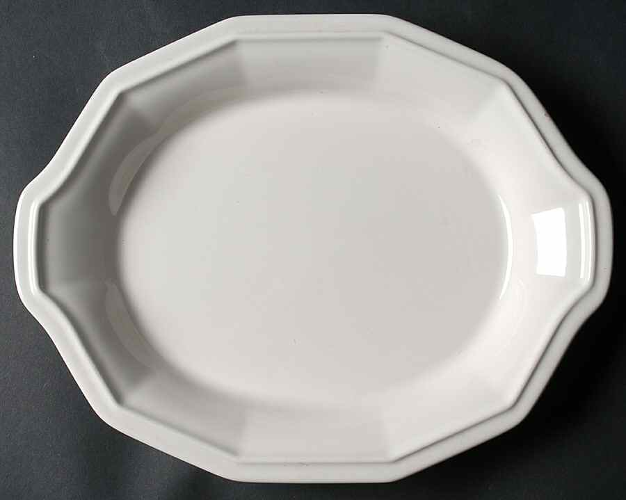 Heritage White Oblong Tray by Pfaltzgraff-1
