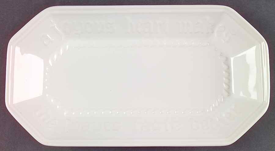 Heritage White Bread Tray by Pfaltzgraff-1