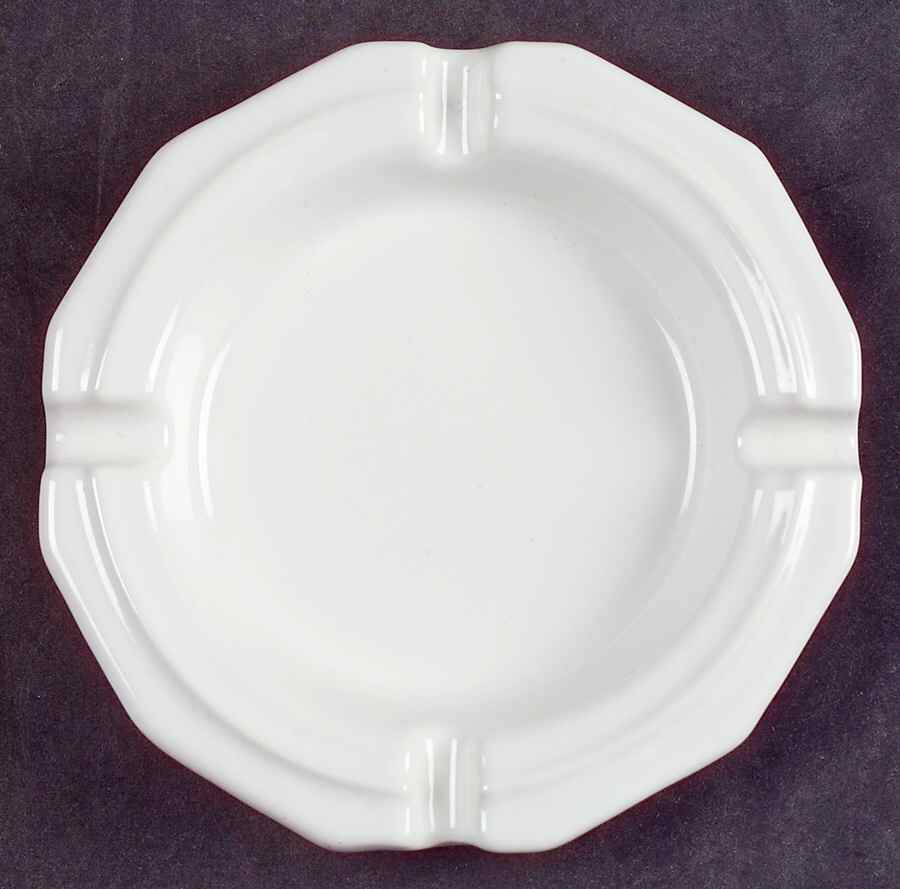 Heritage White 4" Ashtray by Pfaltzgraff-1