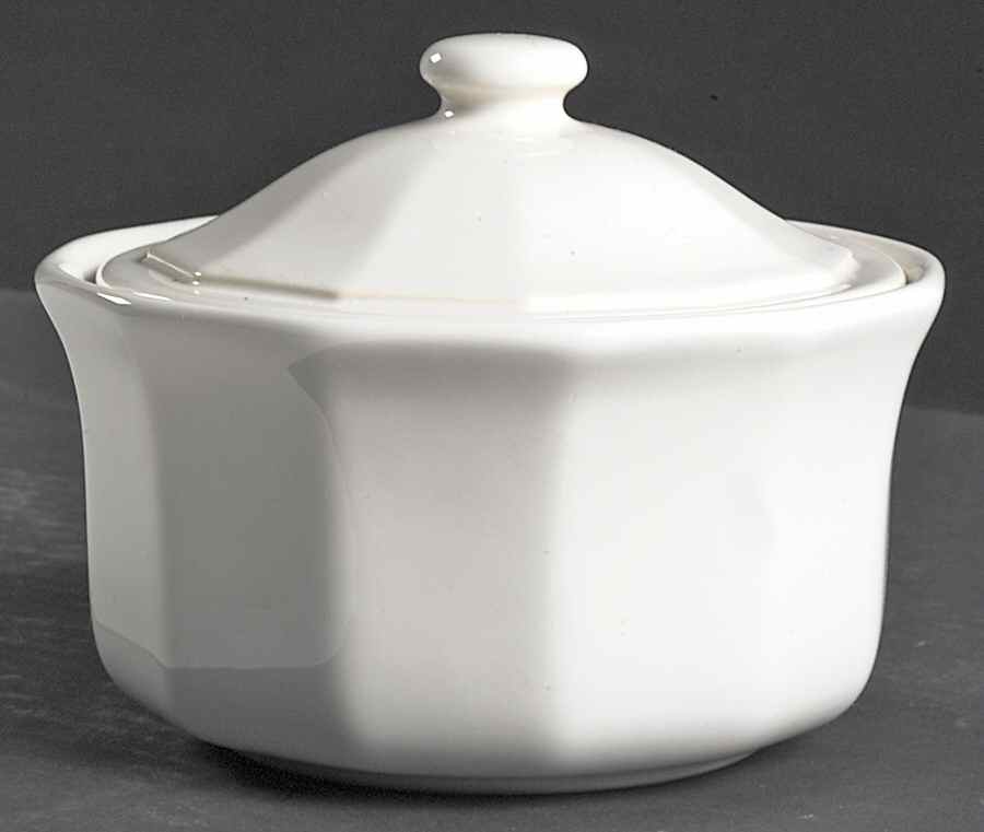 Heritage White Butter Tub & Lid by Pfaltzgraff-1
