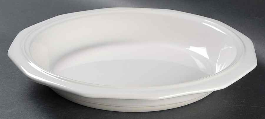 Heritage White Pie Serving Plate by Pfaltzgraff-1