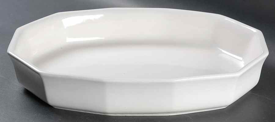 Heritage White Oval Roaster by Pfaltzgraff-1