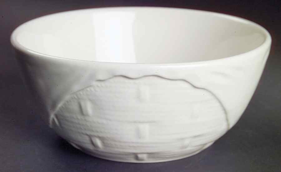 Heritage White Basket Bowl by Pfaltzgraff-1