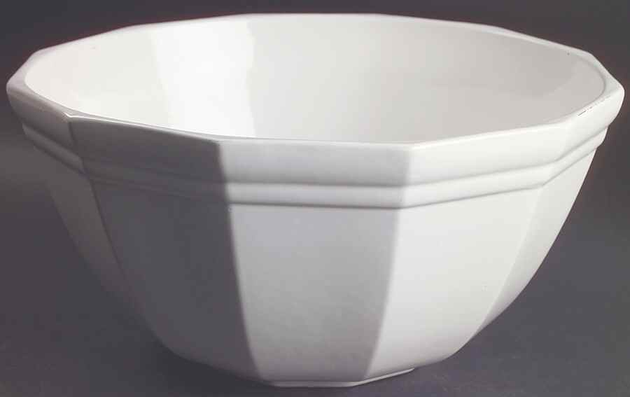 Heritage White Dough/Punch Bowl by Pfaltzgraff-1