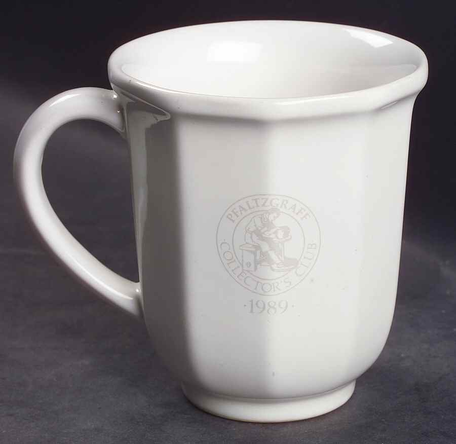 Heritage White 1989 Collector Mug by Pfaltzgraff-1