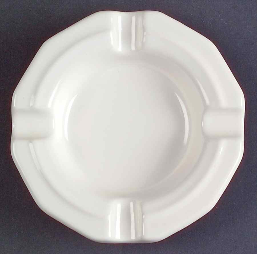 Heritage White 3" Ashtray by Pfaltzgraff-1