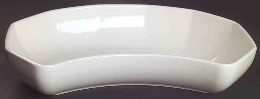Heritage White Crescent Bowl by Pfaltzgraff-1