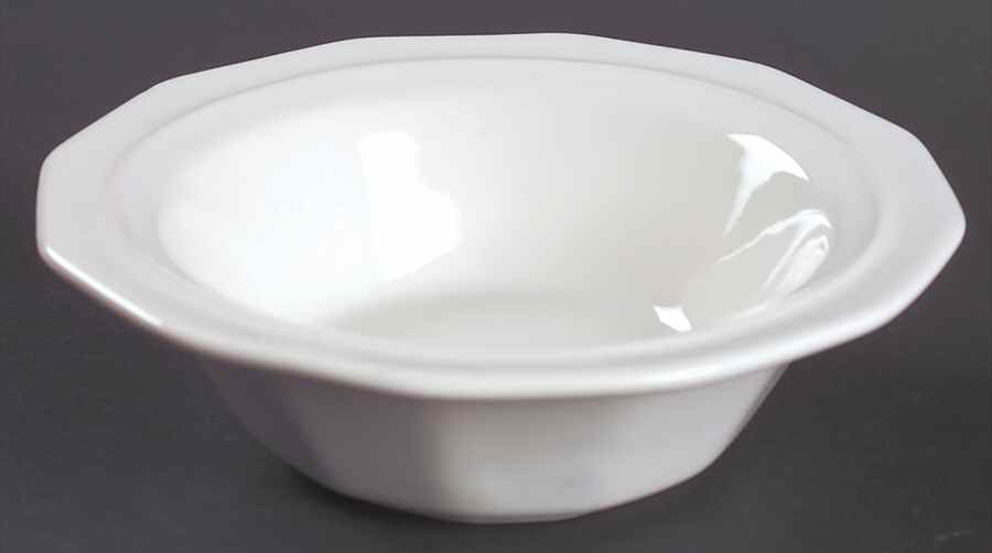 Heritage White Rim Fruit/Dessert (Sauce) Bowl by Pfaltzgraff-1