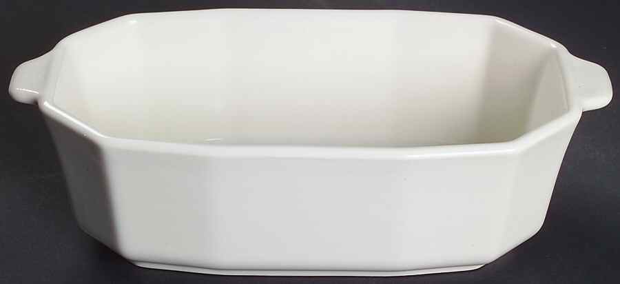 Heritage White Mini Loaf Pan by Pfaltzgraff-1