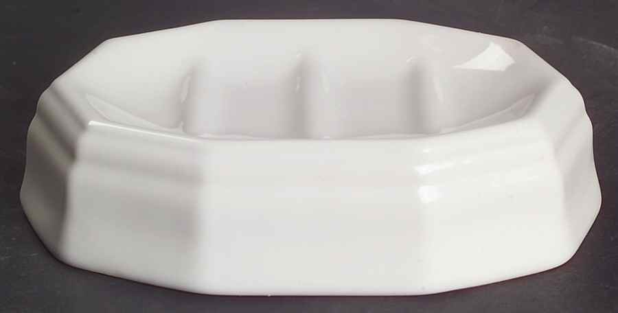 Heritage White Soap Dish by Pfaltzgraff-1