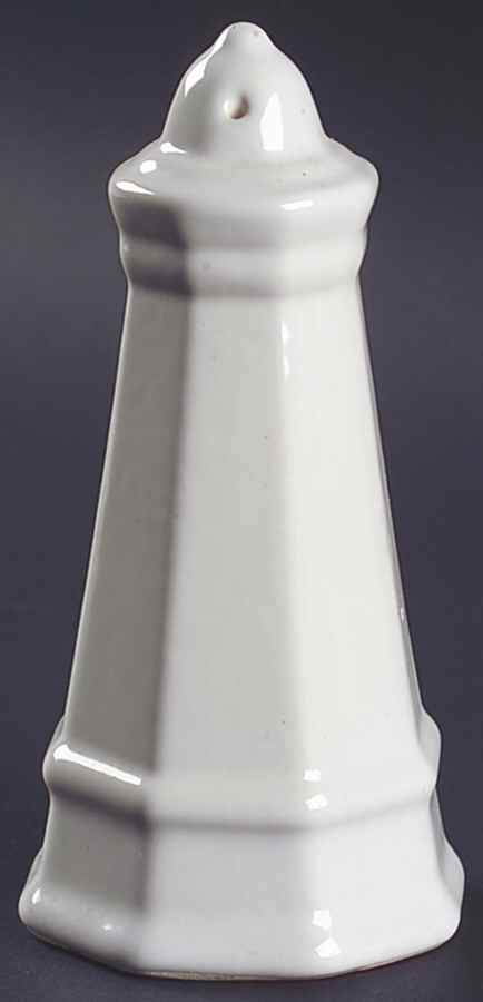 Heritage White Salt Shaker by Pfaltzgraff-1