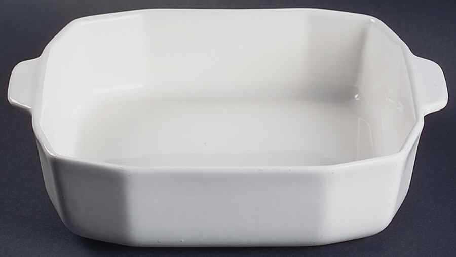 Heritage White 8" Square Baker by Pfaltzgraff-1