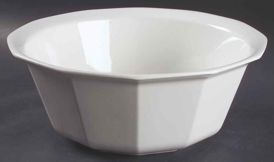 Heritage White 12" Large Salad Serving Bowl by Pfaltzgraff-1