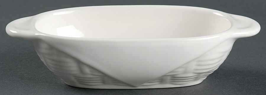 Heritage White Scouring Pad Holder-Basketweave W/Handles by Pfaltzgraff-1