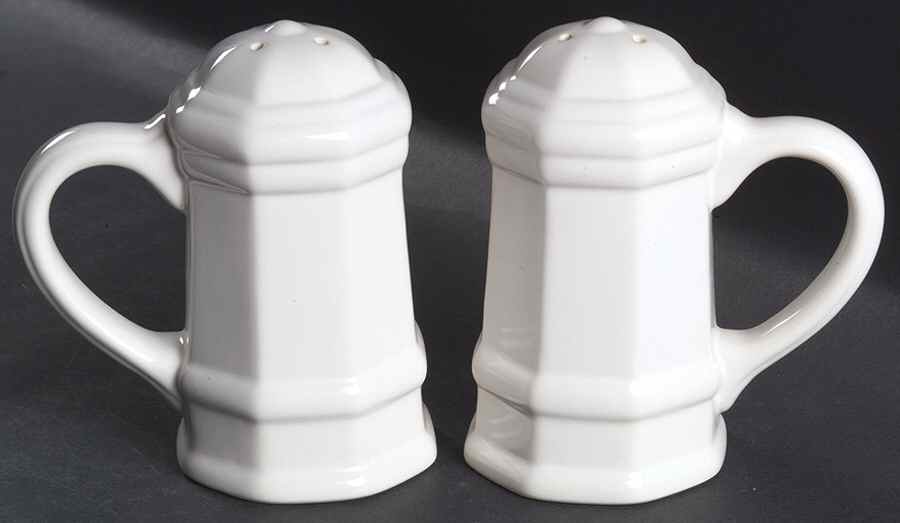 Heritage White Stove Top Salt & Pepper Set by Pfaltzgraff-1