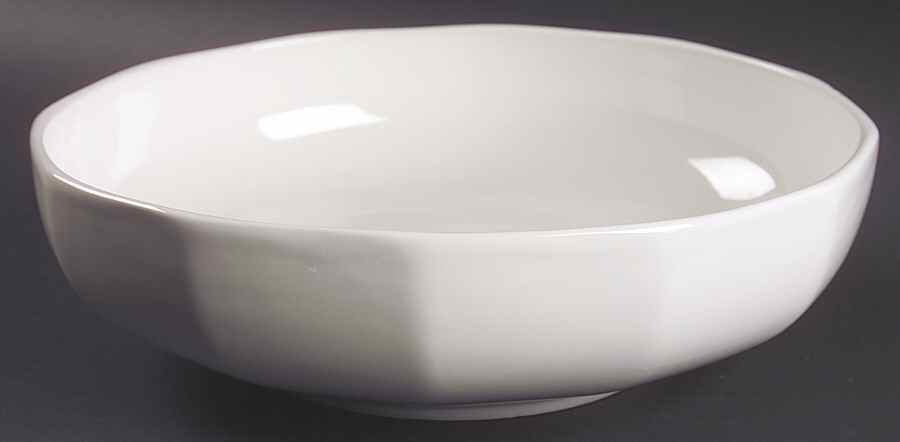 Heritage White 11" Large Salad Serving Bowl by Pfaltzgraff-1