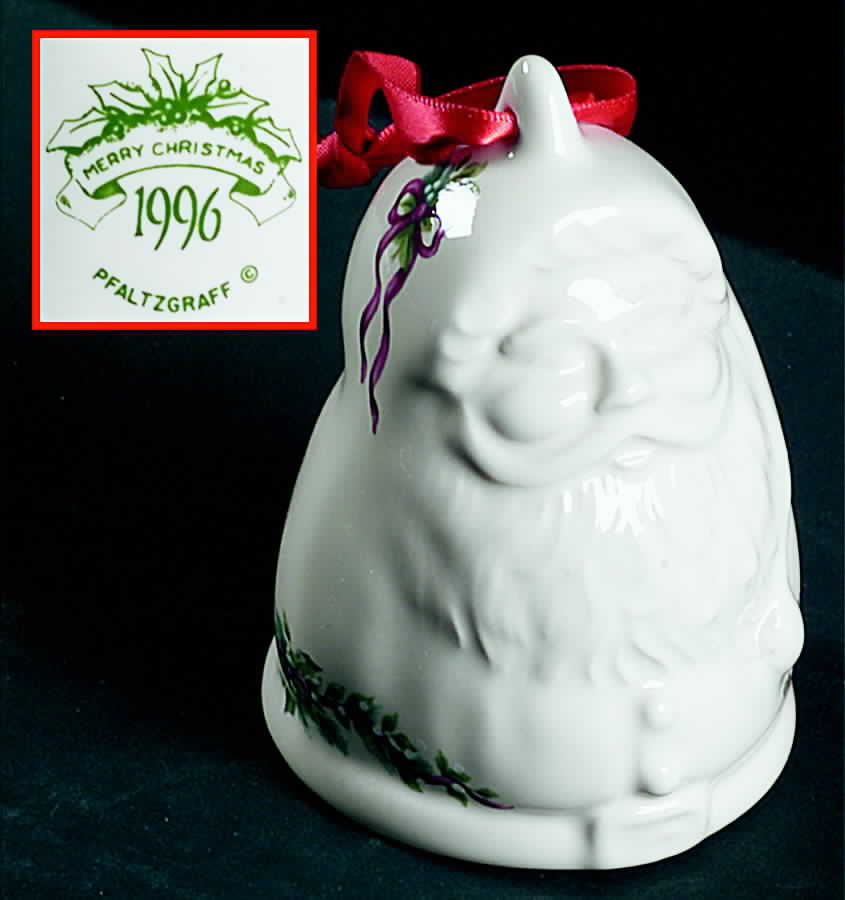 Holly Joy 1996 Collector Bell by Pfaltzgraff-1