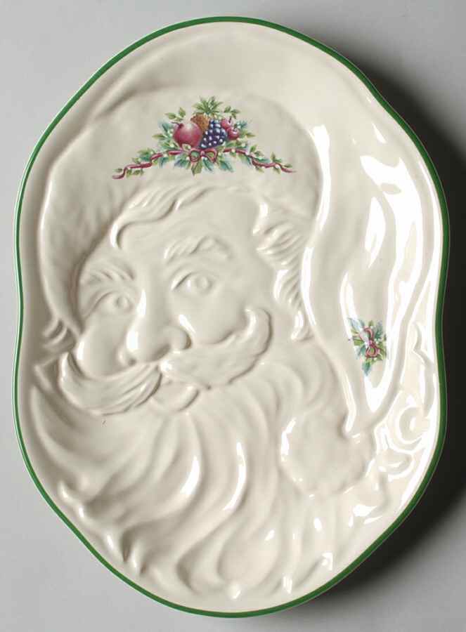 Holly Joy Cookie Plate by Pfaltzgraff-1