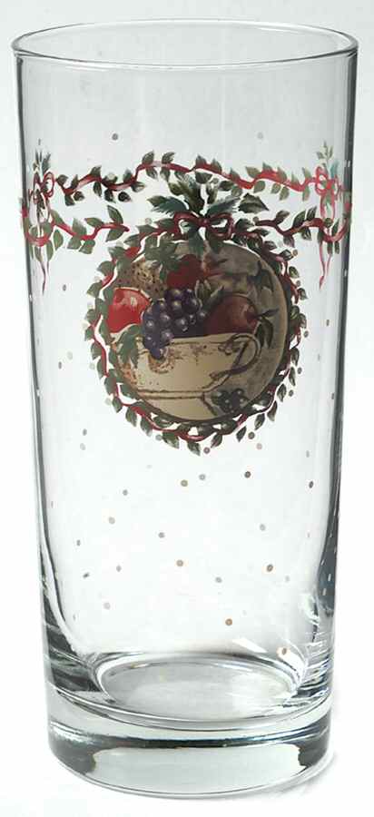 Holly Joy 14 Oz Glassware Tumbler by Pfaltzgraff-1