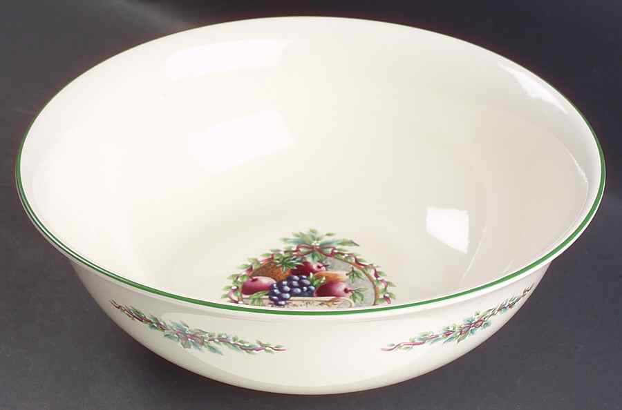 Holly Joy 10" Large Salad Serving Bowl by Pfaltzgraff-1