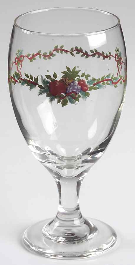 Holly Joy 14 Oz Glassware Iced Tea by Pfaltzgraff-1