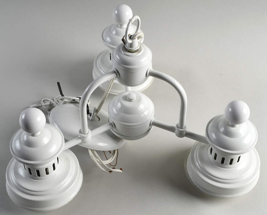 Hopscotch (Fruit) 3 Light Chandelier No Globes by Pfaltzgraff-1