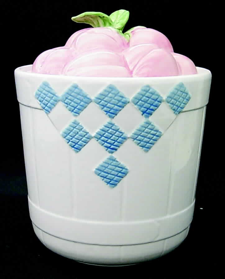 Hopscotch (Fruit) 6" Canister & Lid by Pfaltzgraff-1