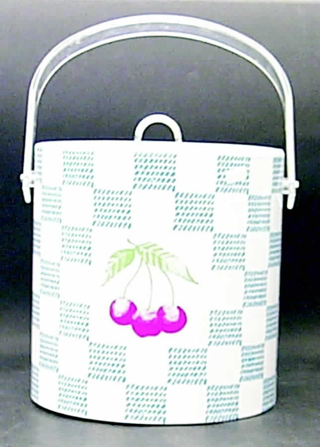 Hopscotch (Fruit) Plastic Ice Bucket & Lid by Pfaltzgraff-1