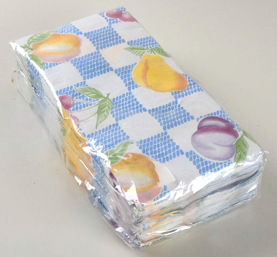 Hopscotch (Fruit) Package of Paper Dinner Napkins by Pfaltzgraff-1