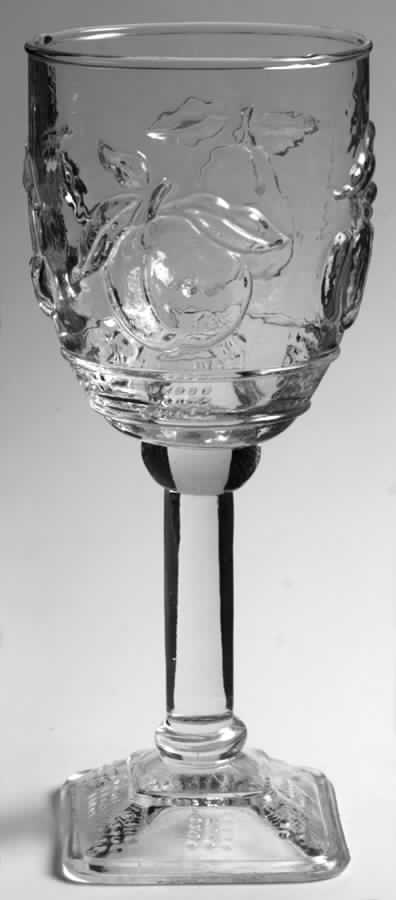 Hopscotch (Fruit) Glassware Goblet by Pfaltzgraff-1