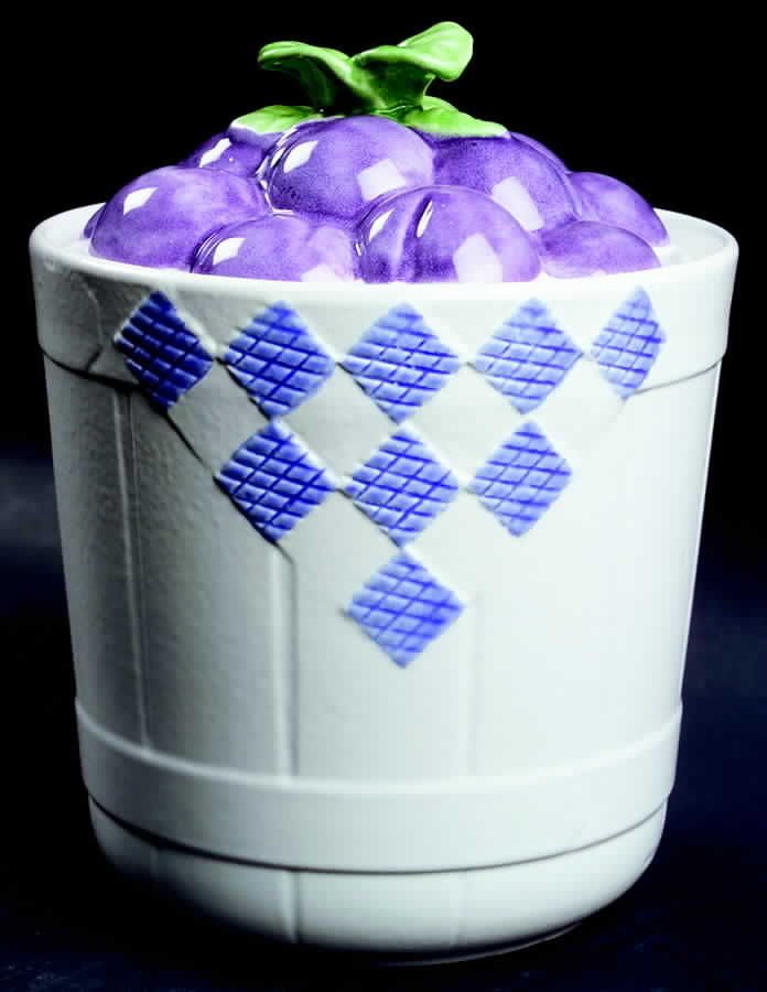Hopscotch (Fruit) 5" Canister & Lid by Pfaltzgraff-1